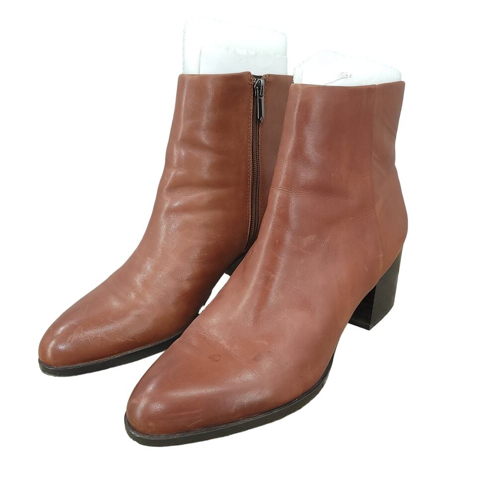 Sam Edelman Leather Joey Ankle Boots Size 10